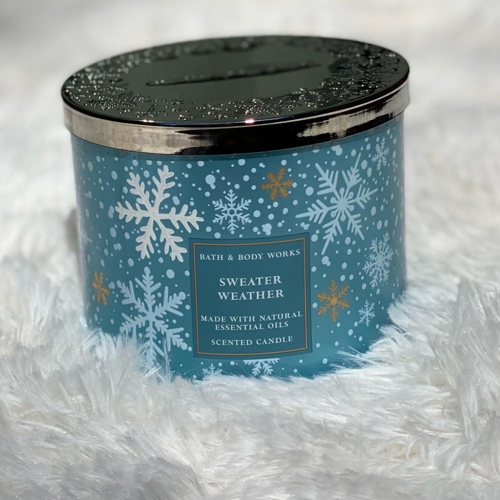 Bath and Body Works | 3-Wick Candle | Sweater Weather | Vintage